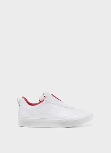 Ferrari Nappa leather slip-on sneaker Optical White 22744f