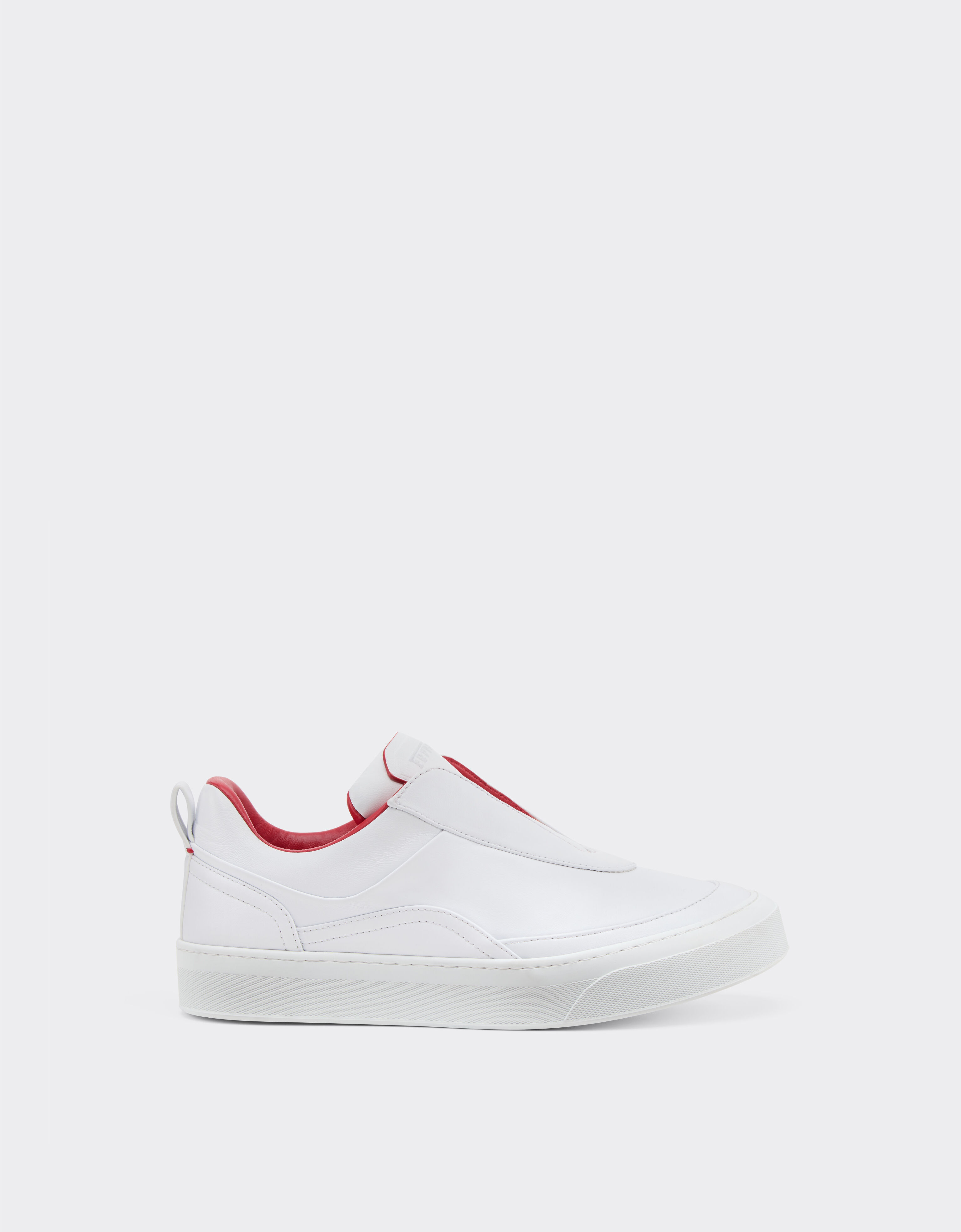 Ferrari Nappa leather slip-on sneaker Optical White 22744f