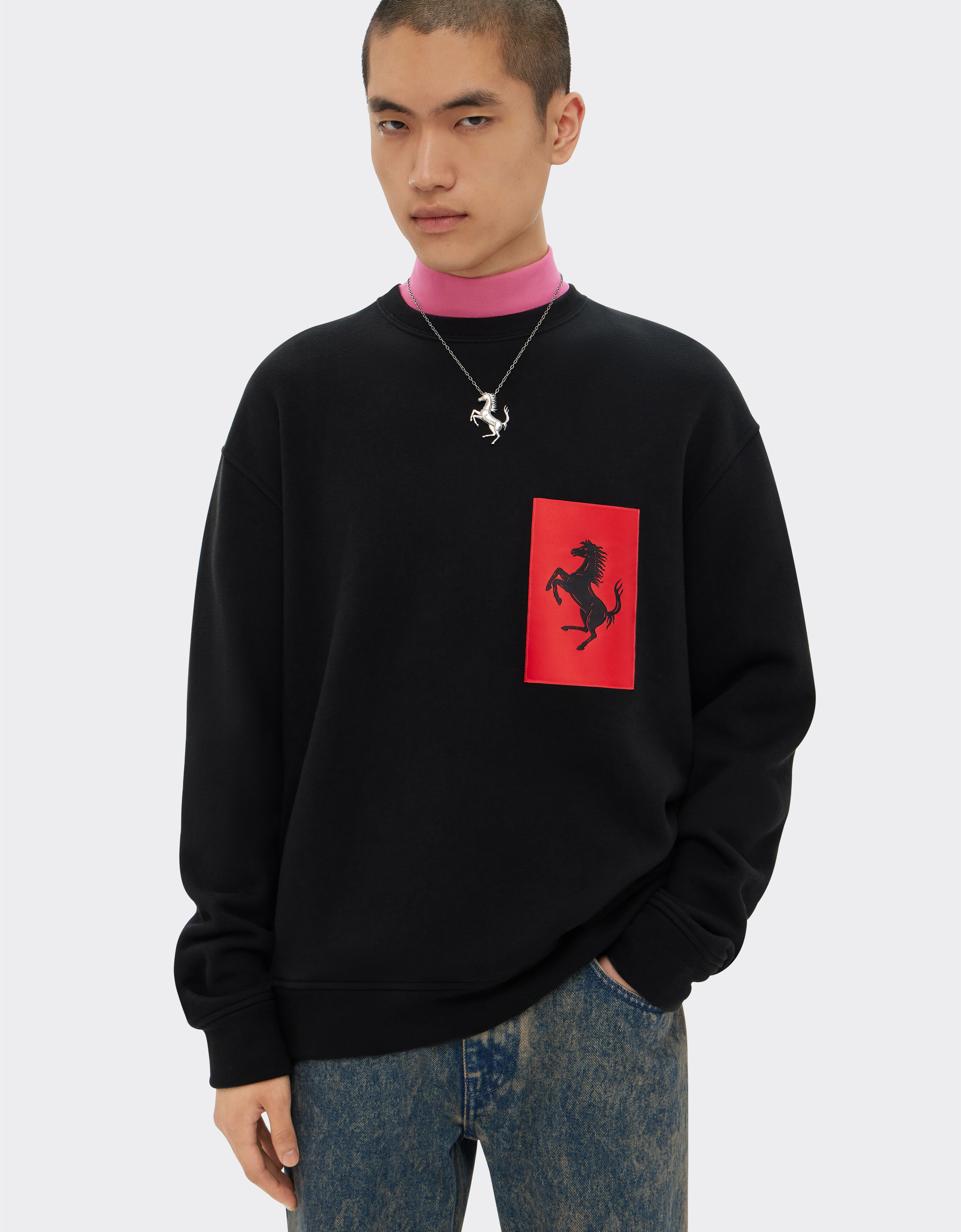 Maglia con cavallino top