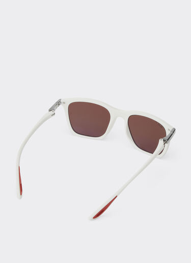 Ferrari Ray-Ban for Scuderia Ferrari 0RB4433M Charles Leclerc sunglasses - Special Edition Optical White F1258f