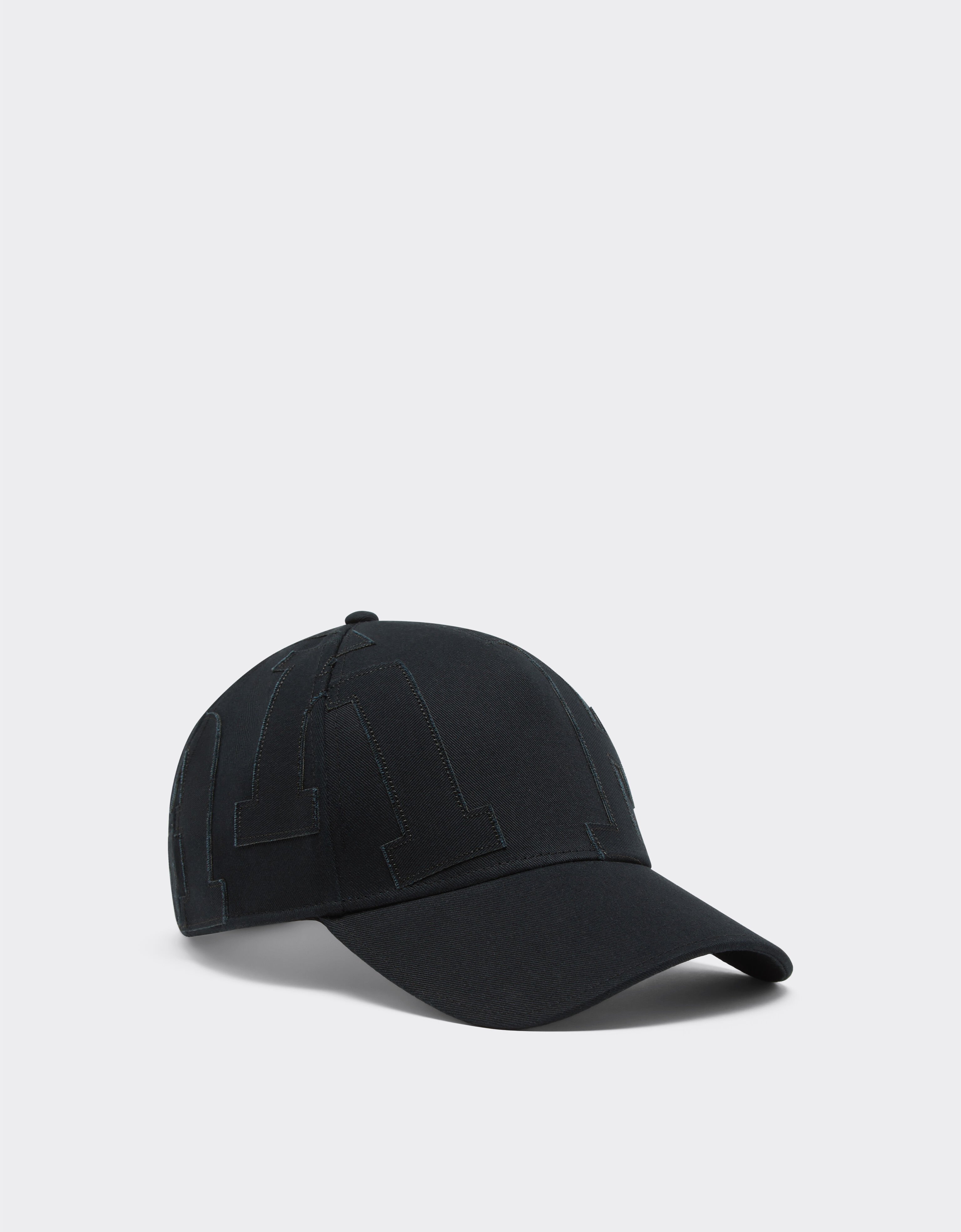 Ferrari Baseball cap with maxi Ferrari embroidery Black 21581f
