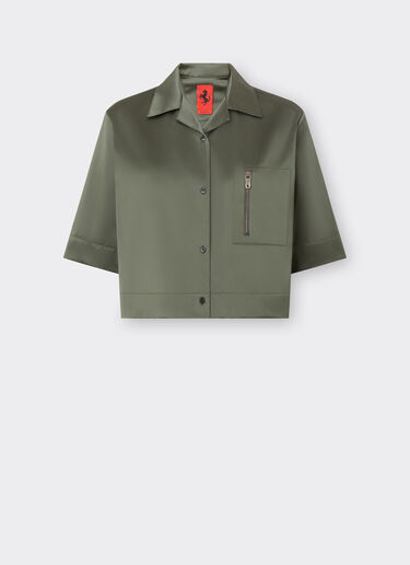 Ferrari Short-sleeved shirt in eco-nylon fabric Ingrid 48497f