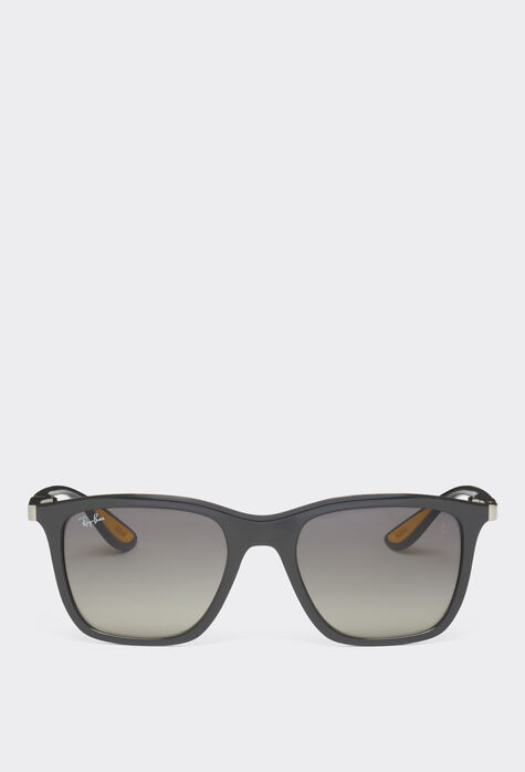Ferrari Ray-Ban for Scuderia Ferrari 0RB4433M grey sunglasses with gradient grey lenses Black Matt F1251f