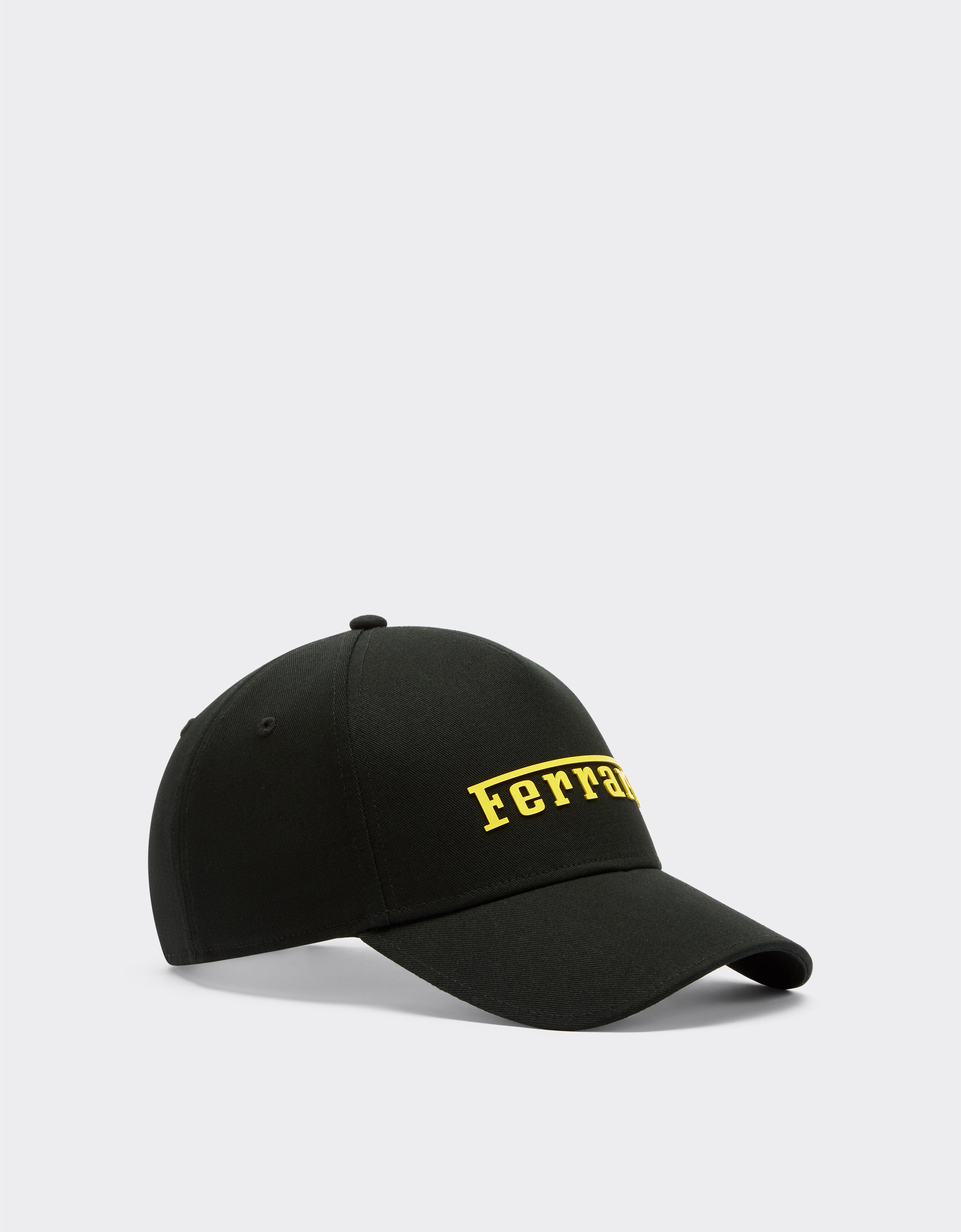Ferrari Gorra de béisbol con logotipo engomado Negro 20403f
