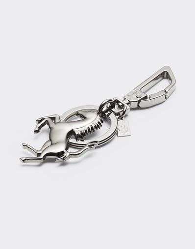 Ferrari Prancing Horse keychain and charm Charcoal 20057f