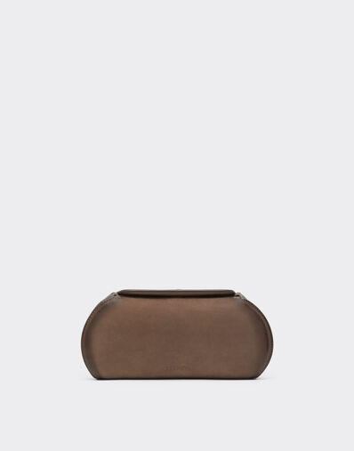 Ferrari Dino wallet in shaded nubuck with shoulder strap Ferrari Ferrari Dino wallet in shaded nubuck with shoulder strap Clay 50396f