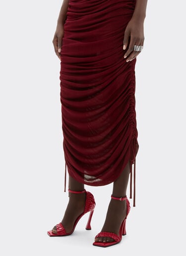 Robe en jersey de viscose Ferrari Robe en jersey de viscose Cerise 22526f