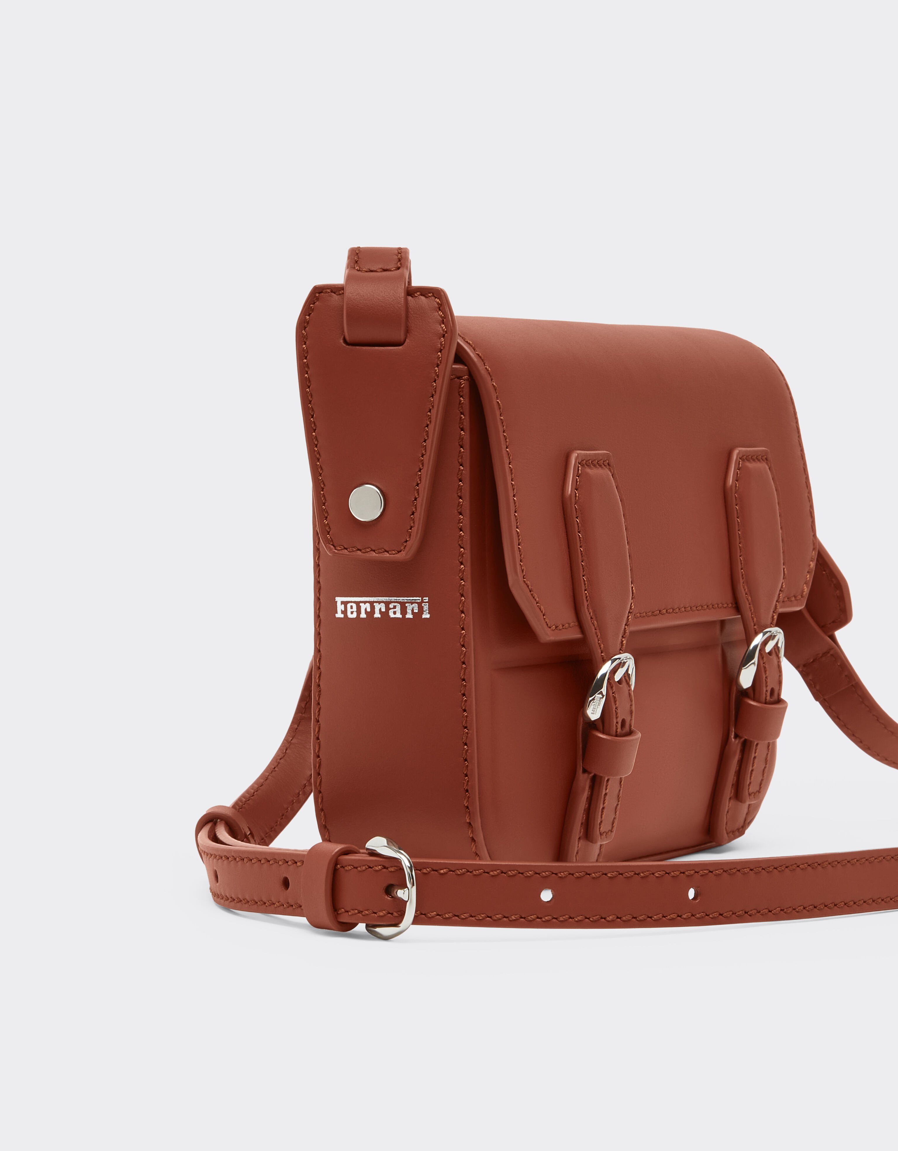 Ferrari Mini leather messenger bag Hide 50004f