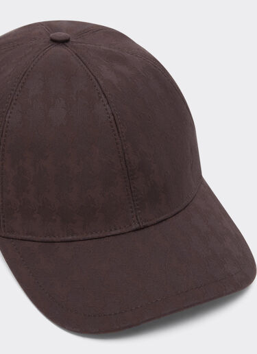 Ferrari Baseball cap with Monogram pony motif Mahogany 22702f