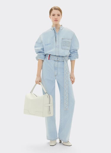 Jumpsuit in denim stone-washed Ferrari x Charles Leclerc Ferrari Jumpsuit in denim stone-washed Ferrari x Charles Leclerc Denim Chiaro 22776f