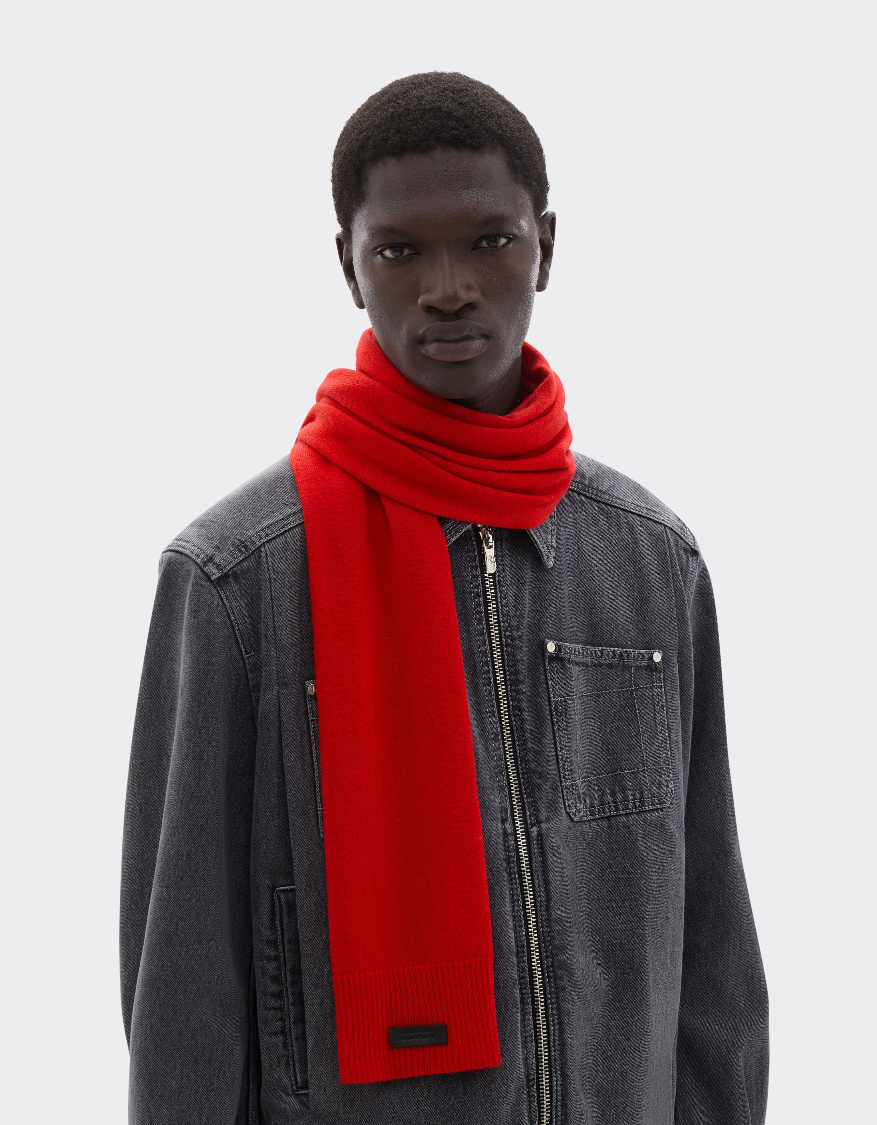 Ferrari Cashmere scarf Rosso Dino 21732f
