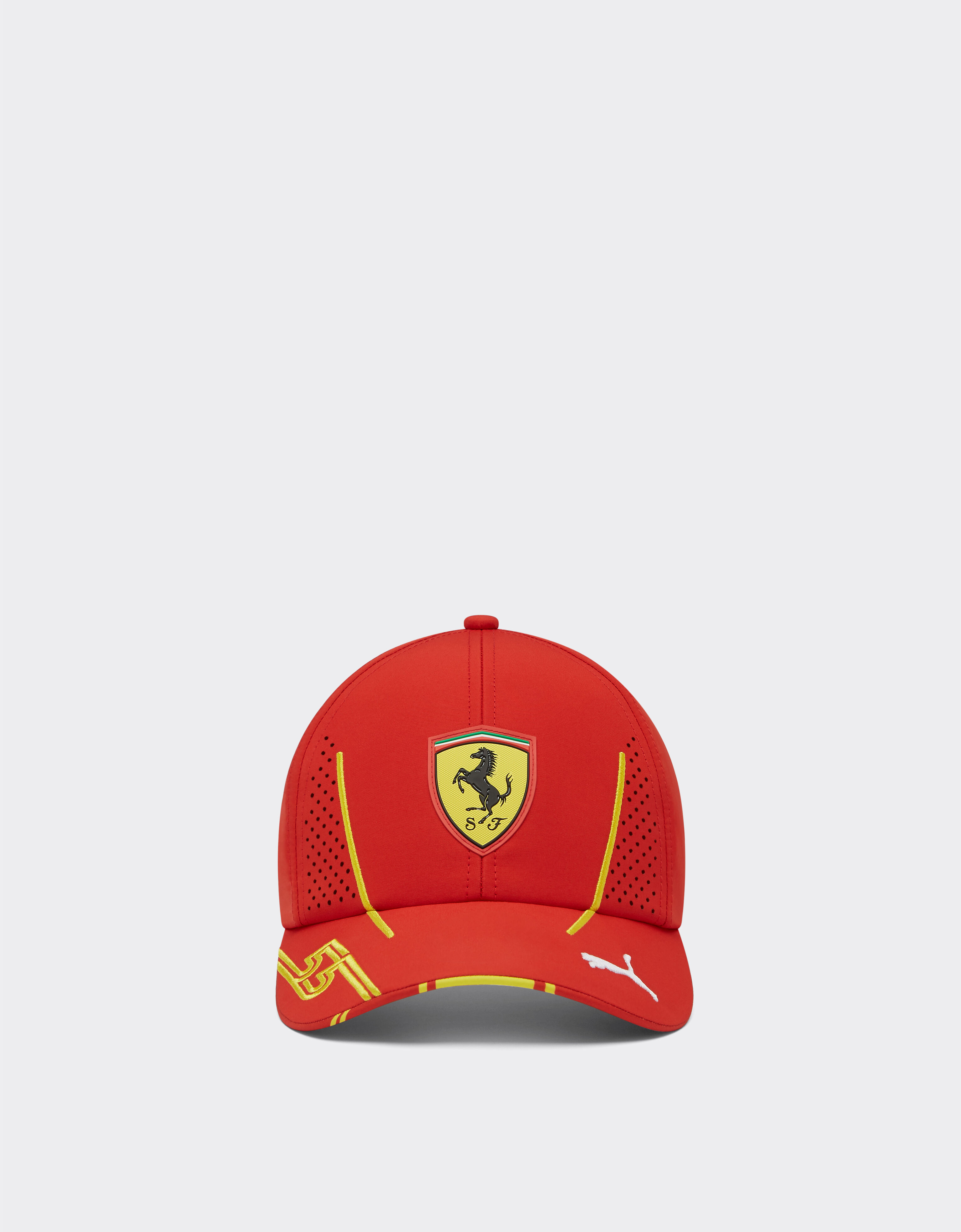 Ferrari 2024 Scuderia Ferrari Team Replica Sainz baseball hat Rosso Corsa F1133f