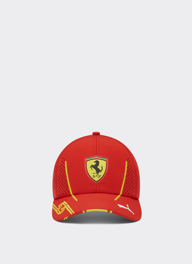 Ferrari 2024 Scuderia Ferrari チーム レプリカ ベースボールキャップ サインツ Rosso Corsa F1137f