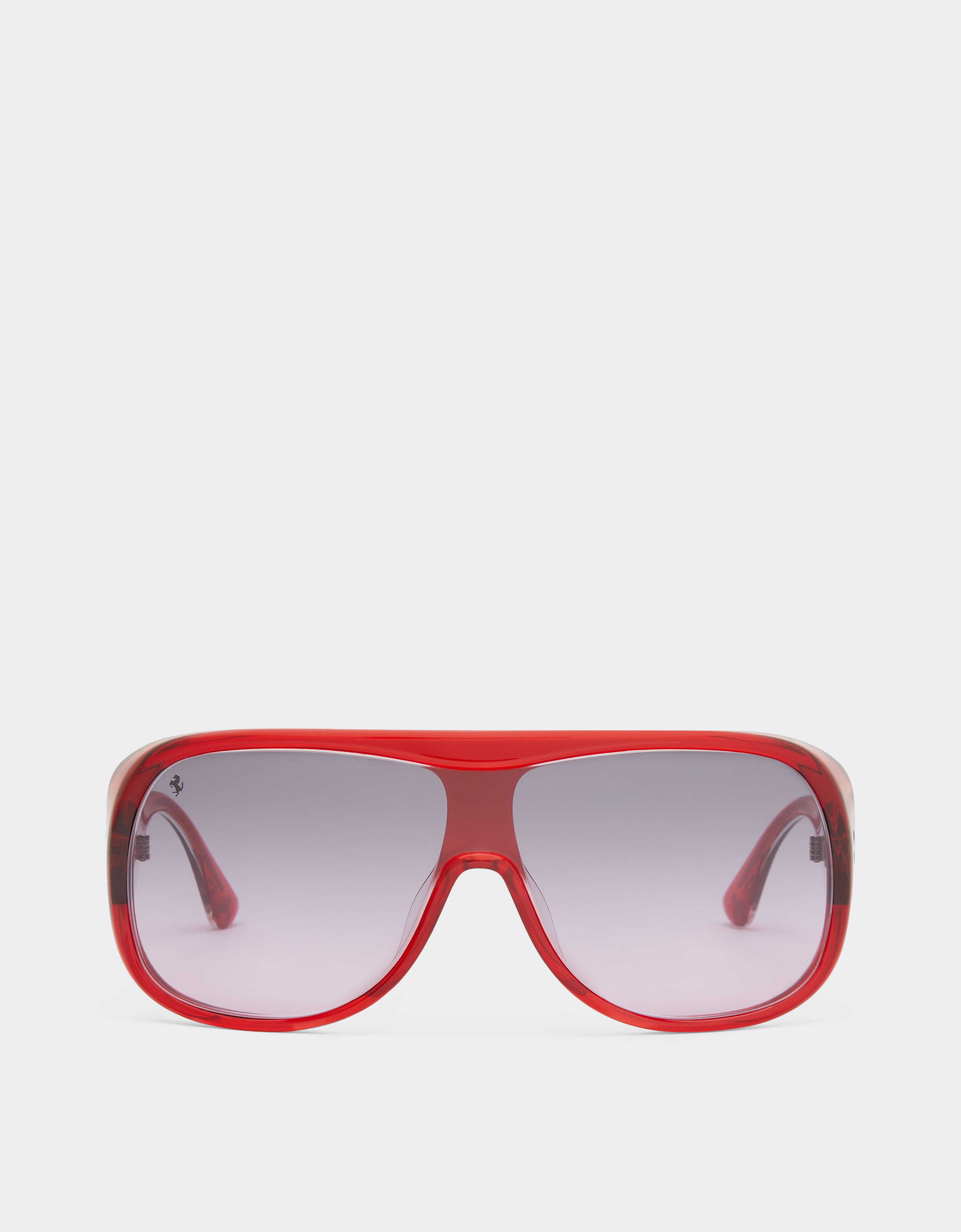 Ferrari Ferrari sunglasses in transparent red acetate with pink to red gradient lenses Red F1271f