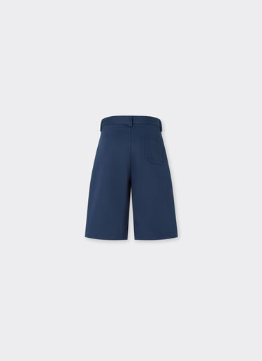 Ferrari Pantalone short in gabardine di cotone Navy 22336fK