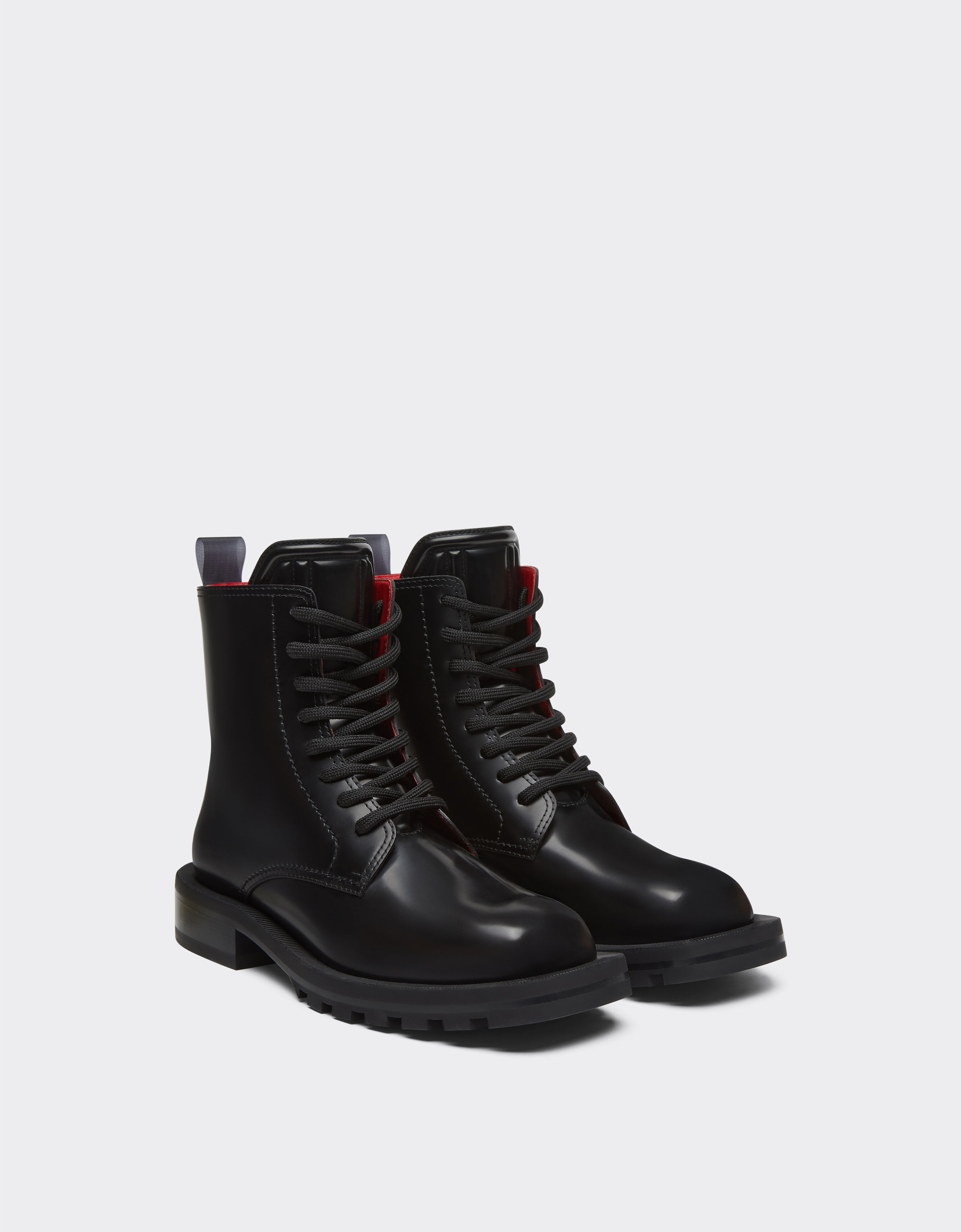 Ferrari Brushed leather ankle boot Black 21455f