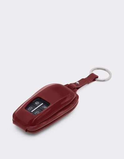 Ferrari Ferrari keychain in shiny leather Cherry 49238f