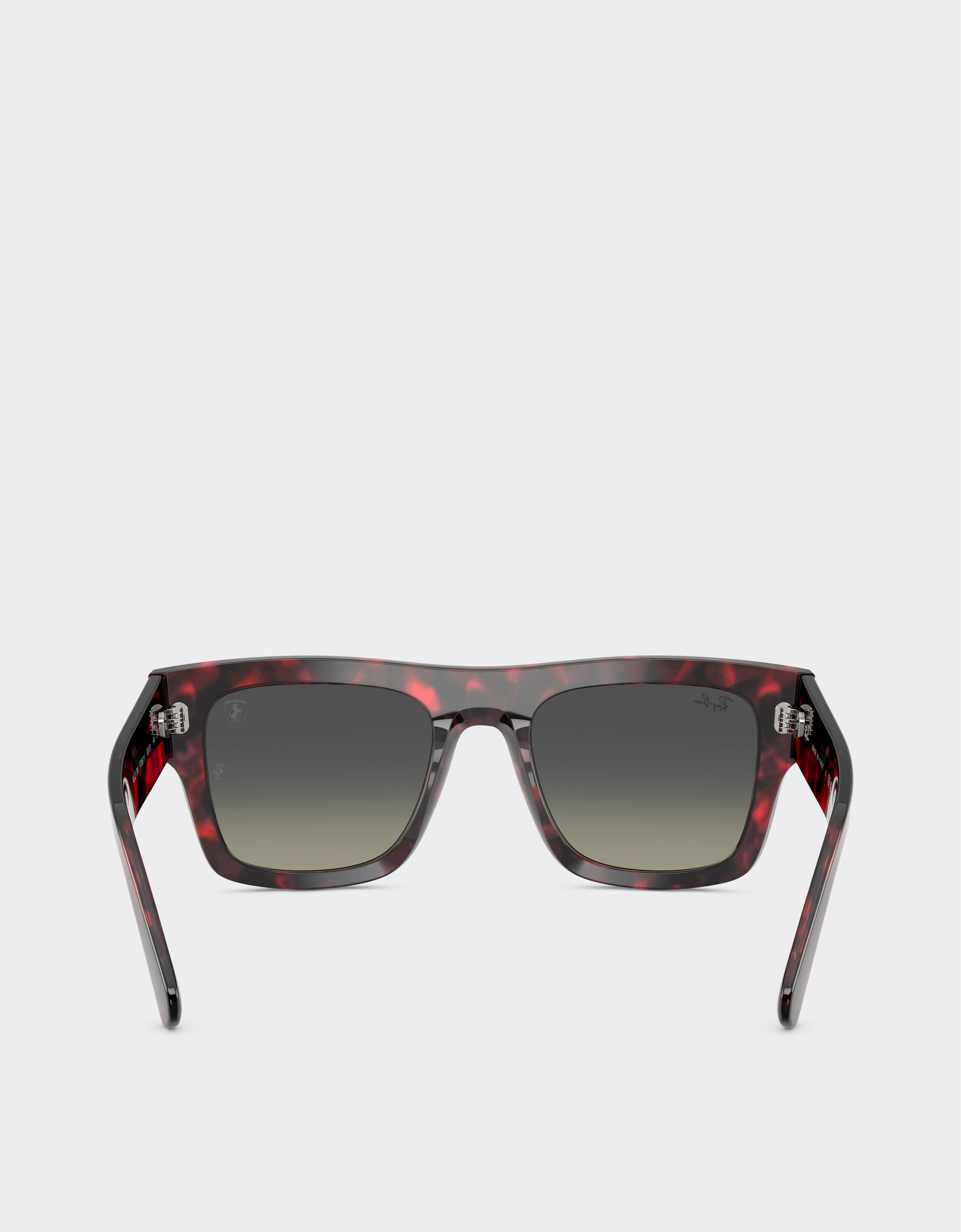 Ferrari Ray-Ban for Scuderia Ferrari RB2217M in havana red acetate with gradient grey lenses Racing red LA013f