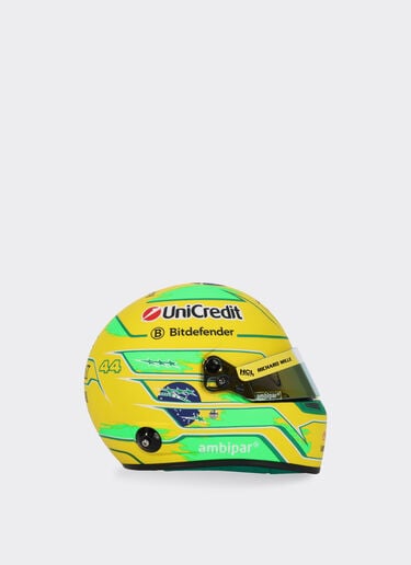 Ferrari Mini Helmet Hamilton Brazil Special Edition 2025 1:2 Scale Multicolore LA0DEf