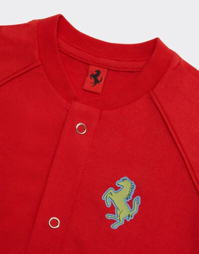 Ferrari Conjunto para recién nacido con Cavallino Rampante Rosso Corsa 48536fB