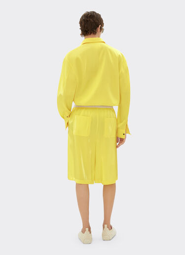 Ferrari Short trousers in shiny viscose Giallo Modena 21875f