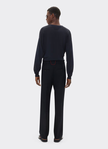 Ferrari Chinos in recycled cotton-blend twill Navy 22233f