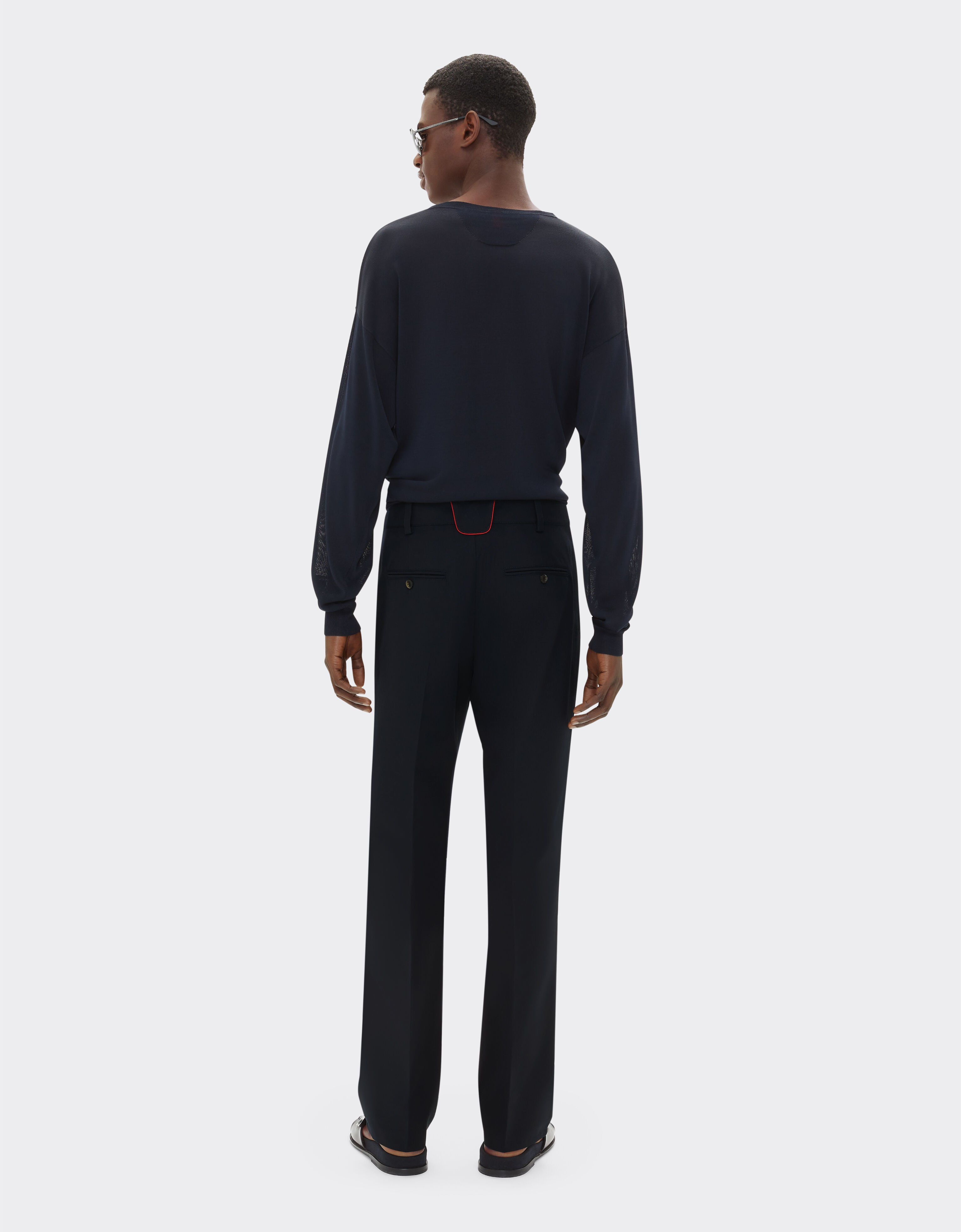 Ferrari Chinos in recycled cotton-blend twill Navy 22233f