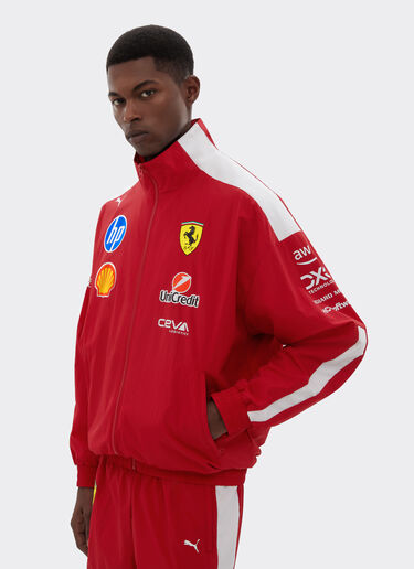 Ferrari Puma for Scuderia Ferrari HP 2025 T7 drivers jacket Red LA041f