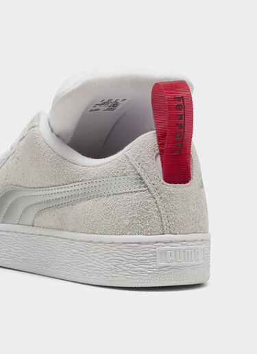 Ferrari Ferrari Style Suede XL trainers by Puma Optical White F1466f