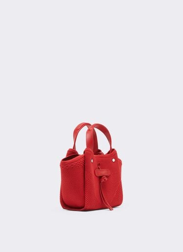 Bolso Tote Mini de malla y piel Ferrari Bolso Tote Mini de malla y piel Rosso Magma CBWTO0019YA00006f