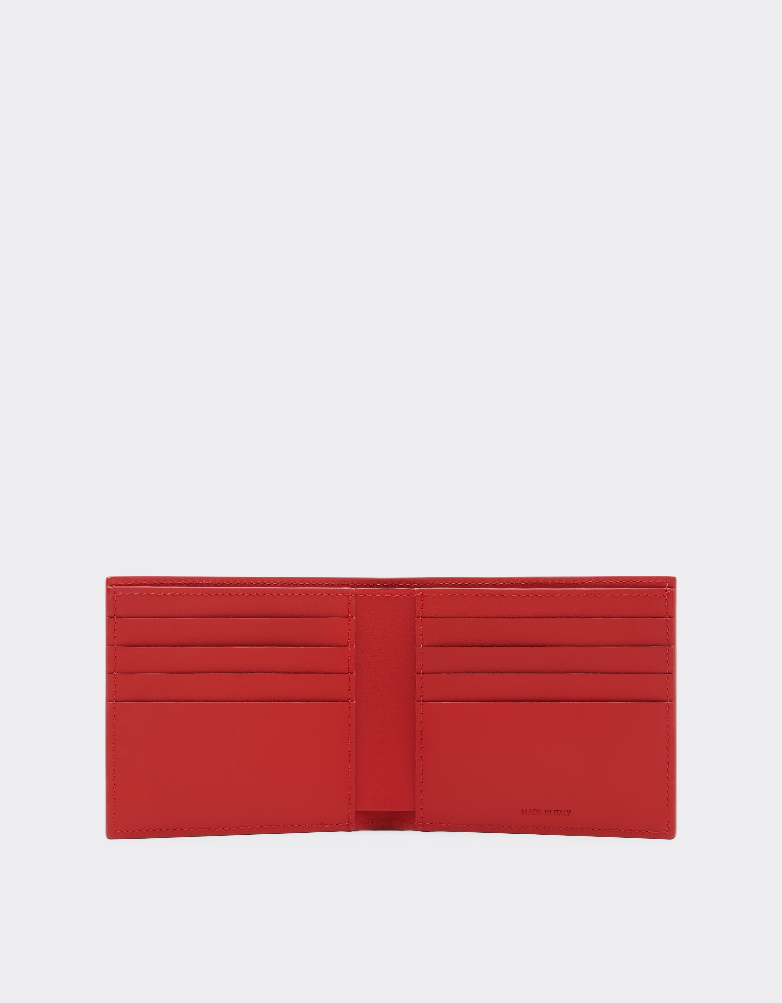 Ferrari Second Life leather horizontal wallet Rosso Dino 21434f