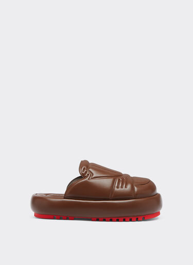 Ferrari Pantoffelsandale aus Nappa Lederfarben 21461f