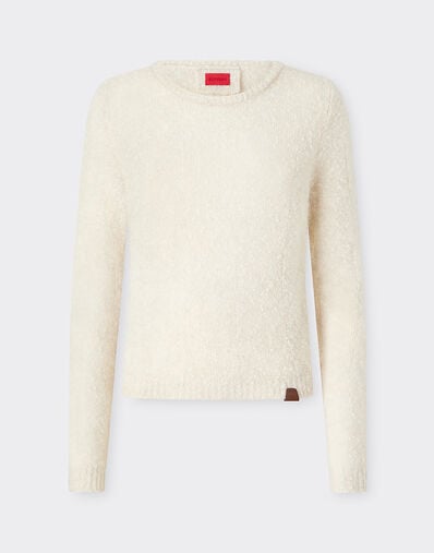 Ferrari Cashmere and silk knit Oat 50180f