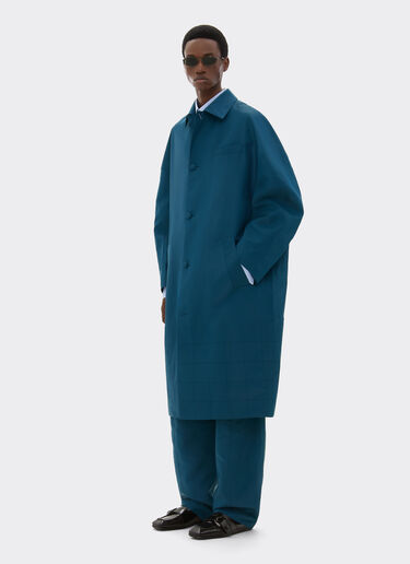 Ferrari Coat in iridescent nylon twill Peacock 22437f