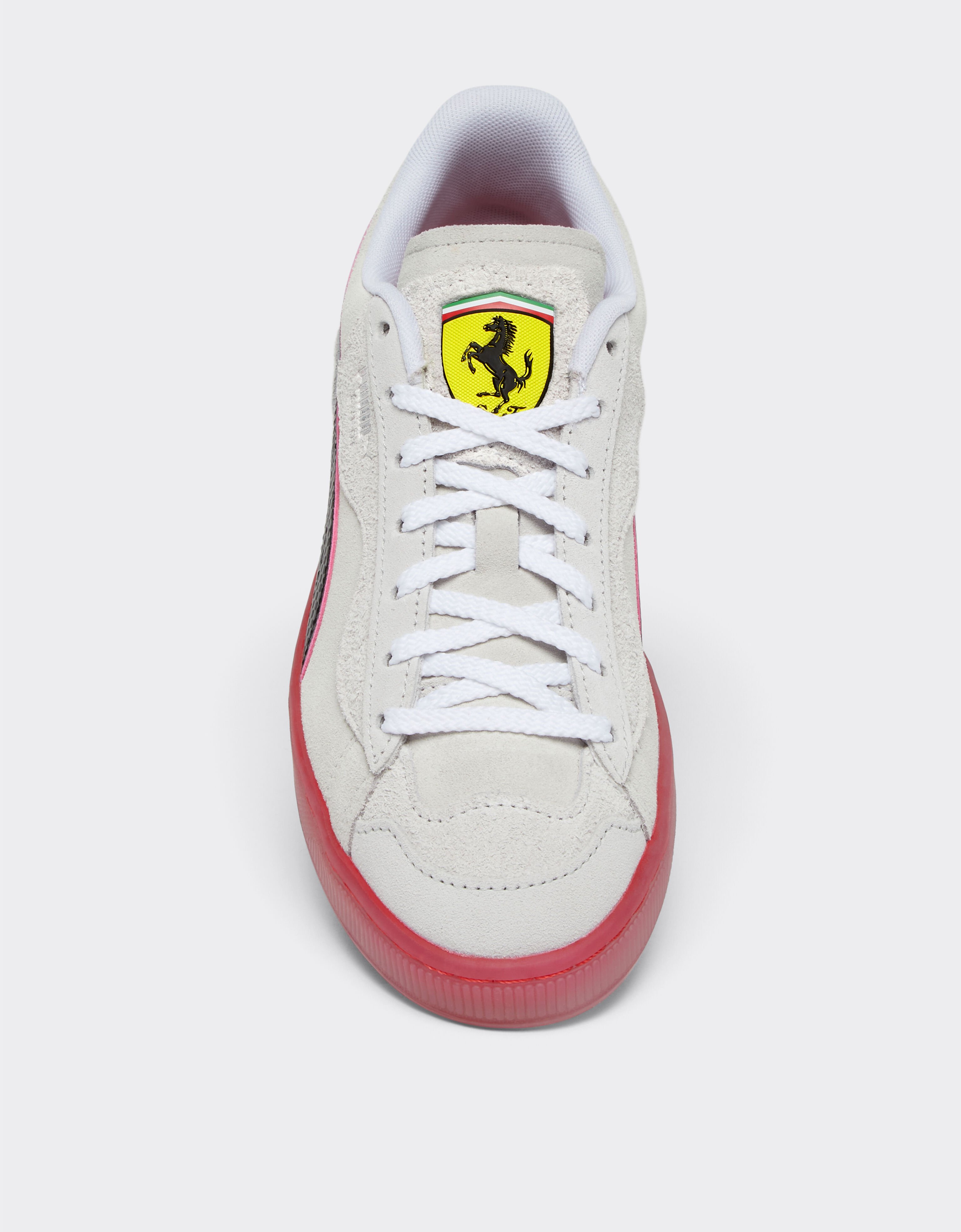 Ferrari Sneaker Puma für Scuderia Ferrari Suede Topo Trip Optisch Weiß F1452f