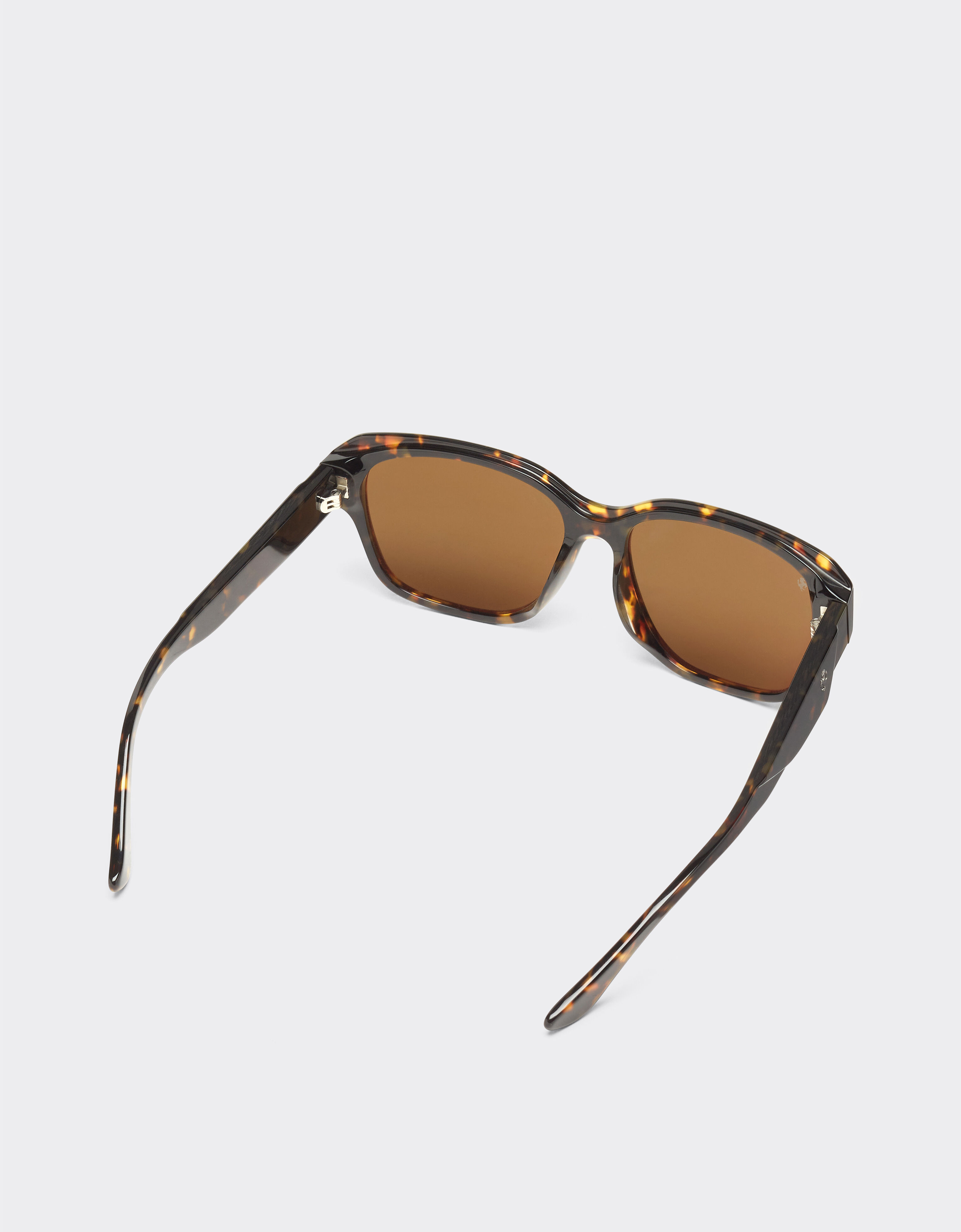Ferrari Ferrari sunglasses in tortoiseshell yellow acetate with polarised brown lenses Yellow LA02Vf