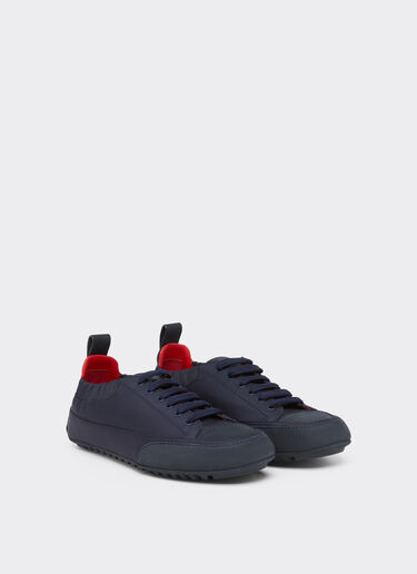 Ferrari Zapatillas Q-cycle y nubuck Navy 22237f