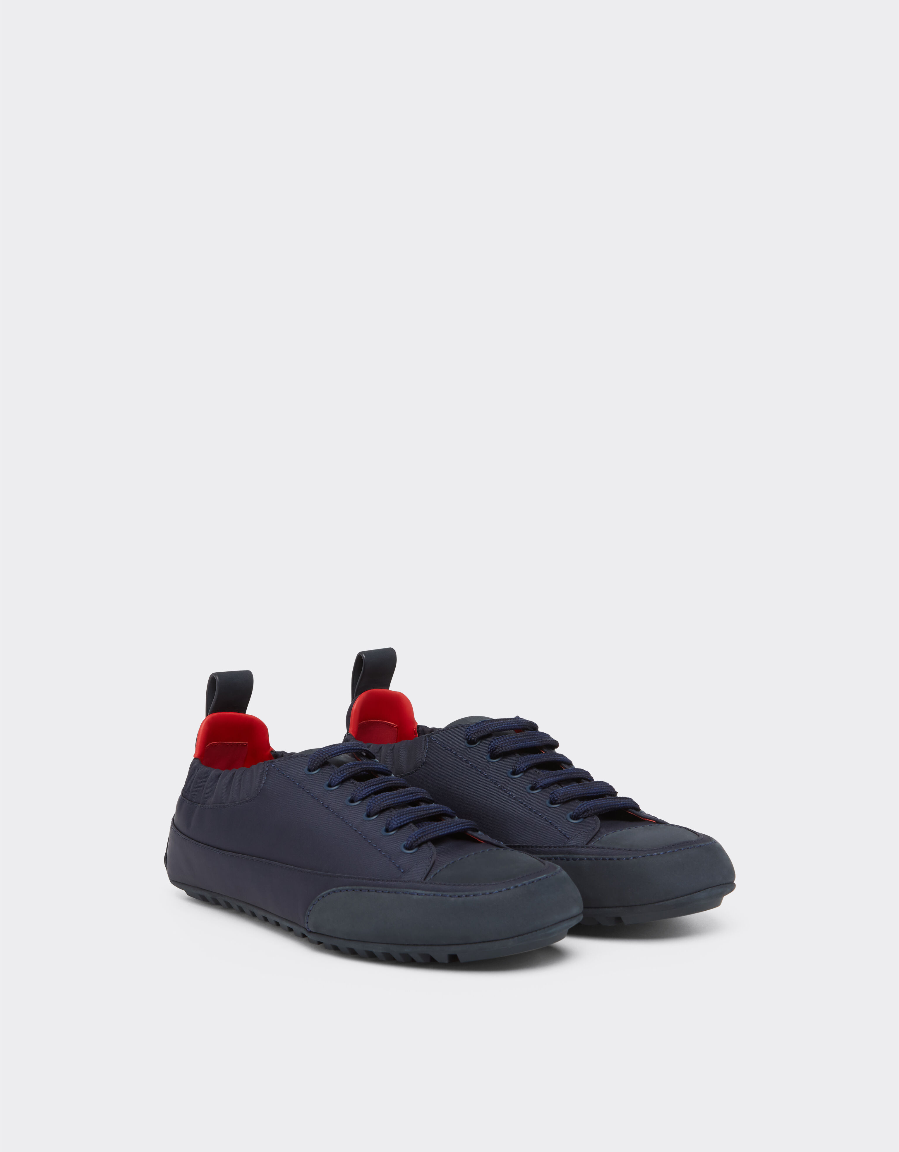 Ferrari Zapatillas Q-cycle y nubuck Navy 22237f