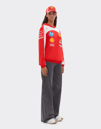 Ferrari Sudadera con capucha Replica 2026 Puma para Scuderia Ferrari HP Rojo LA0HAf