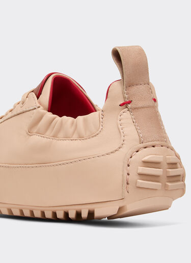 Ferrari Pilote en cuir nappa et daim Nude 22736f