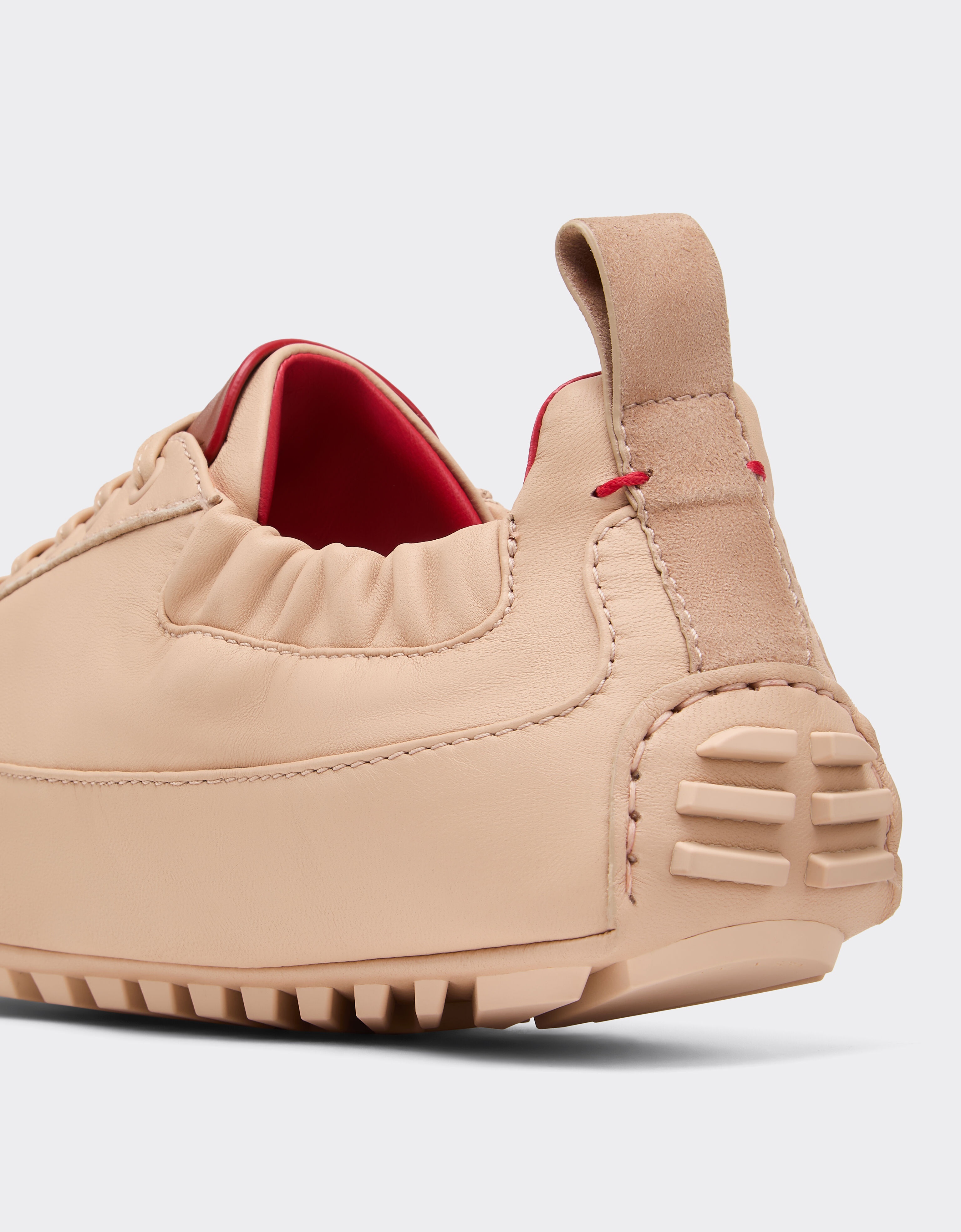 Ferrari Pilote en cuir nappa et daim Nude 22736f