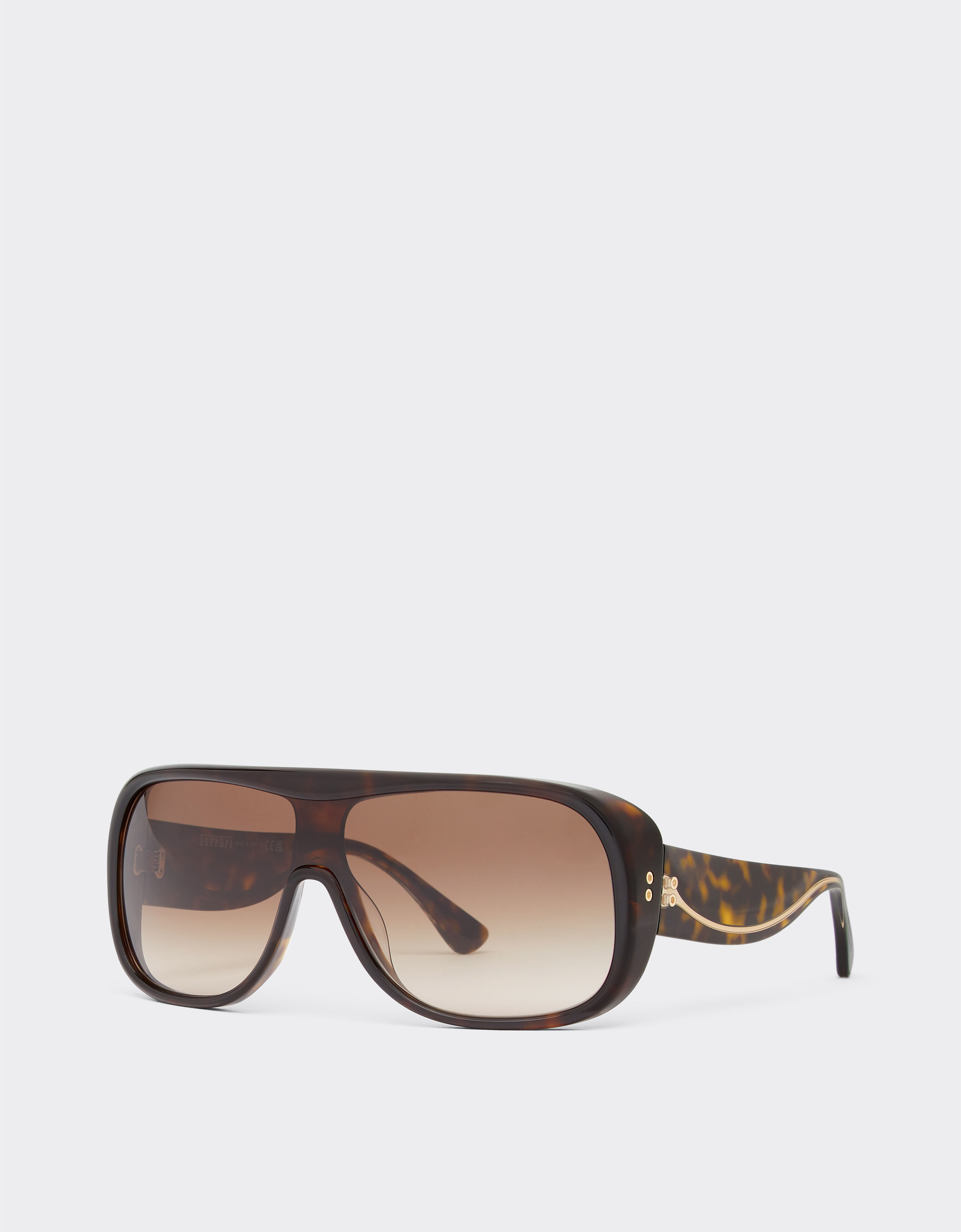 Ferrari Ferrari sunglasses in havana acetate with gradient brown lenses Tortoiseshell F1270f
