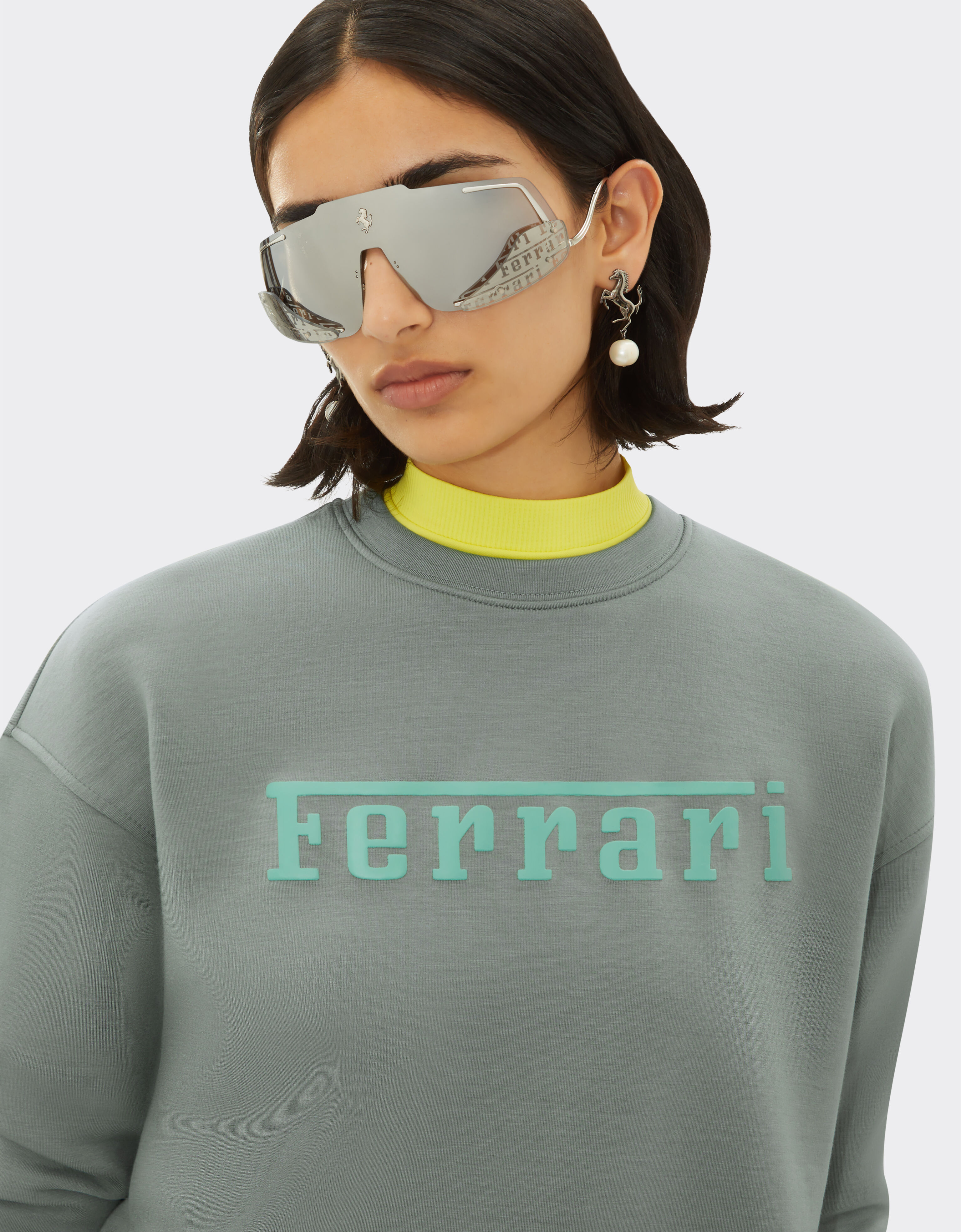 Ferrari Scuba jersey sweatshirt with Ferrari logo print Ingrid 20520f