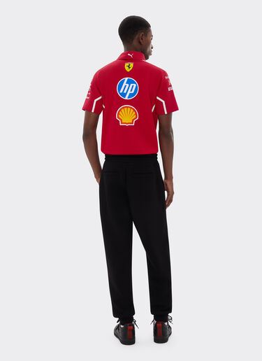 Ferrari Puma for Scuderia Ferrari HP 2025 Team polo shirt Cherry LA01Yf