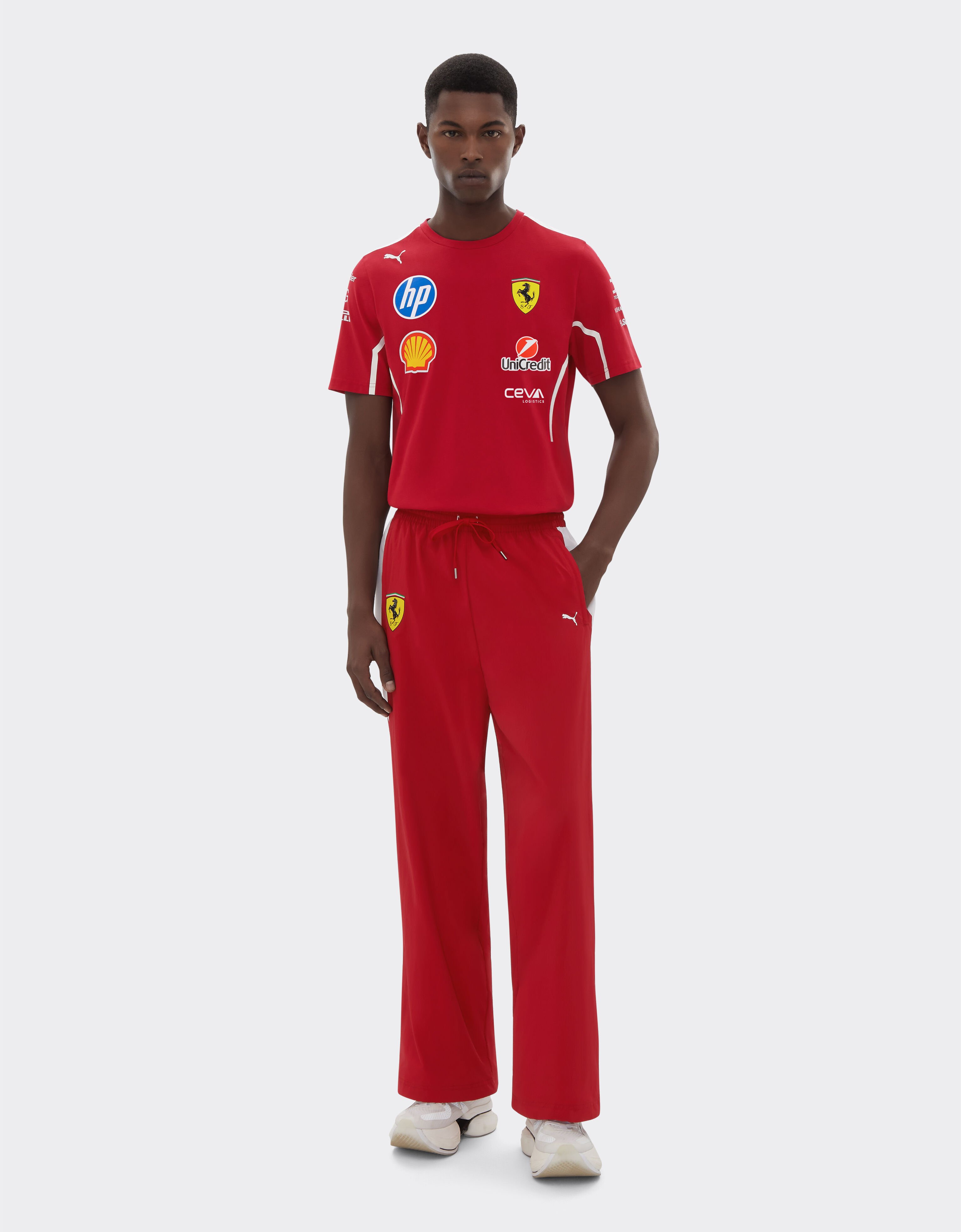Ferrari Puma for Scuderia Ferrari HP 2025 Team T-shirt Cherry LA020f