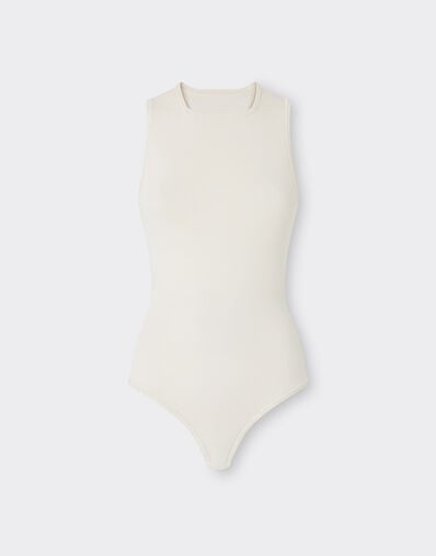 Ferrari Milano knit jersey bodysuit Avorio 51196f