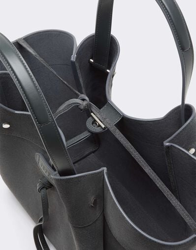 Suede Tote Bag Ferrari Suede Tote Bag Grigio Titano CBWTO0002YL00046f