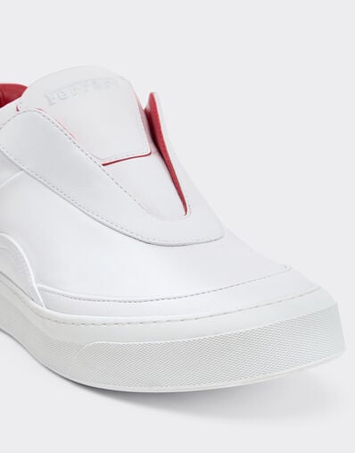 Ferrari Nappa leather slip-on sneaker Optical White 22744f