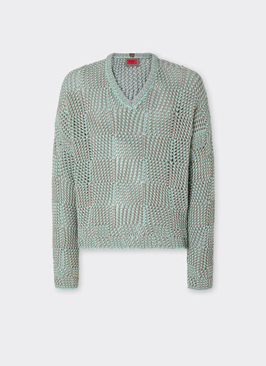 3D cotton sweater Ferrari 3D cotton sweater Granite Green 50124f