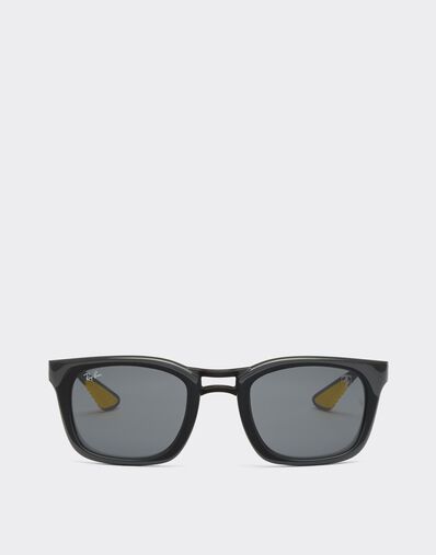 Ferrari Ray-Ban for Scuderia Ferrari RB8362MF grey/dark carbon with dark green lenses Black Matt LA02Bf